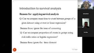 Introduction to Survival Analysis using STATA Session 1 [upl. by Kahaleel252]