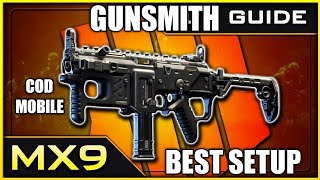 MX 9 smg best class setup cod mobile  Mx9 gunsmith cod mobile  mx9 best attachments setup codm [upl. by Ahsilrae]