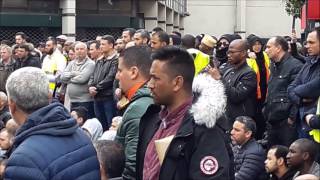 Rassemblement de la communauté musulmane clichoise ClichyFrance  24 Mars 2017 [upl. by Anidem]