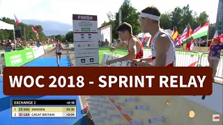 WOC 2018 Sprint Relay [upl. by Sirrah]