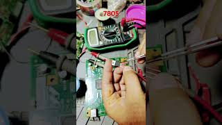 Voltage Regulator ic 7805 shorts trandindyoutubeshorts 7805 [upl. by Aicatsana]