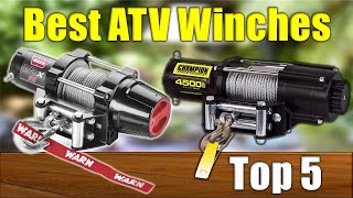 ATV Winches Reviews  Top 5 Best ATV Winches 2021 [upl. by Damicke623]