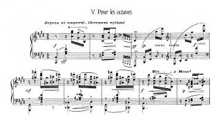 Debussy Étude No 5 pour les octaves L136 [upl. by Terry181]