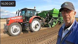 FARMVLOG247 pootaardappelen rooien [upl. by Senecal303]