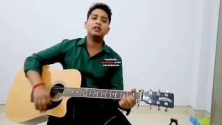 Pal Pal Dil ke paas guitar lesson easy chords with strumming pattern guitar tutorial [upl. by Nylhtak]