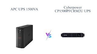 APC UPS 1500VA vs CyberPower CP1500PFCRM2U 🥇 Comparison [upl. by Nalloh]