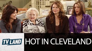 Holiday Bloopers  Hot in Cleveland  TV Land [upl. by Sibella]