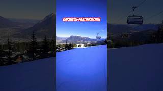 Skiing in GarmischPartenkirchen Alpine Bliss alps alpsmountains [upl. by Adrienne128]