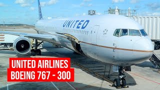 Ultimate United Boeing 767300 Seat Review Business Premium Plus amp Economy Class Seating [upl. by Hayidah711]