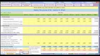 Salary and TDS Calculation Demo [upl. by Philippa344]