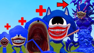 Growing Of All Sonic Tapes Family Poppy Playtime Chapter 3 In Garrys Mod [upl. by Asirrak]