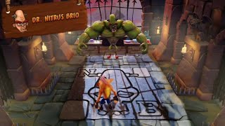 DRNITRUS BRIO LITERALLY TURNED INTO THE HULK Crash Bandicoot N Sane Trilogy [upl. by Luing]