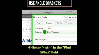 How to Use Angle Brackets in MS Words Wildcard Search [upl. by Arondell]