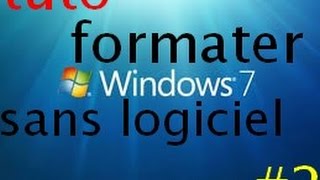 TUTO comment formater son pc sans logiciel et gratuitment [upl. by Wil152]