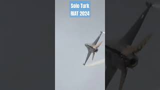 riat riat2024 airshow aircraft aviation military f16 turkey turkish shorts solotürk jet [upl. by Balkin26]