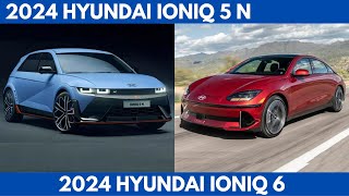 2024 Hyundai ioniq 5 N Vs 2024 Hyundai ioniq 6 Sibling Comparison [upl. by Platus]