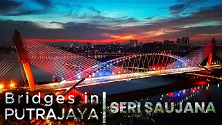 Seri Saujana Bridge Putrayaja  Cable stayed Arch bridge [upl. by Teyut]