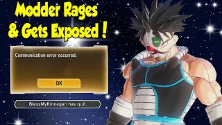 Xenoverse 2 Modder Rage Quits After Being Destroyed 😂 [upl. by Rabush]