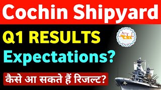 Cochin Shipyard Share Latest News 🔴 Cochin Shipyard Share Q1 results  Expectations [upl. by Lole]