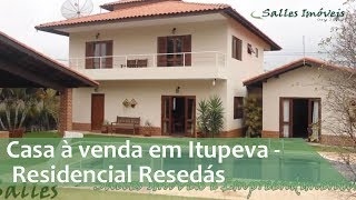 Casa à venda em Itupeva  Ref 1740  Residencial Resedás [upl. by Lennie]