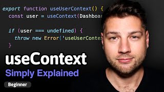 Learn React Hooks useContext  Simply Explained [upl. by Dorothi]