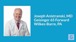 Geisinger 65 Forward with Dr Joseph Anistranski Care and PatientCentered Facilities [upl. by Gard]