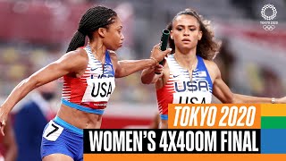 🏃‍♀️ Womens 4x400m Final  Tokyo Replays [upl. by Ibmat]