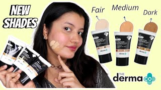 SWATCHES  Derma Co BB Cream NEW Shades  Suitable For Indian Skin [upl. by Evvie]