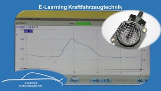 HFM 5 Luftmassenmesser prüfen mit Multimeter und Oszilloskop Fehlersuche [upl. by Yelrebma]