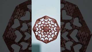 Membuat Paper Cutting Kirigami 26 kirigami origami diy tutorial shorts papercraft [upl. by Yardley]