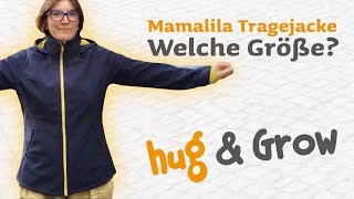 Mamalila Softshelljacke für zwei Welche Größe brauche ich [upl. by Adella187]