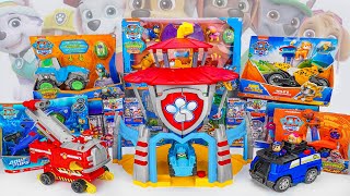 Paw Patrol toy collection unboxing ASMR  NEW Paw Patrol Dino Rescue HQ  Paw Patrol Cat Pack [upl. by Eirac254]