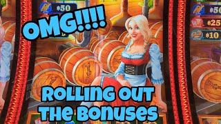 We found the new Heidis Bier Haus Roll Out the Barrel Slot machine [upl. by Weisberg526]