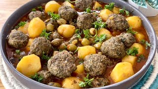 Boulettes Viande Hachée et Épinards Une Recette 🇩🇿Incroyablement Bonne [upl. by Kaspar485]