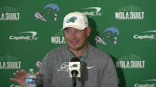 Tulane Tuesday HC Jon Sumrall  102224 [upl. by Ihn433]