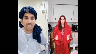 Khalil vs Shereen durrani new tik tok live very funny video [upl. by Surad]