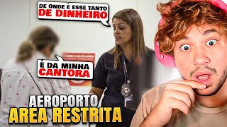 EMPRESÁRIA DE UMA ARTISTA MUITO FAMOSA SE DEU MAL NO AEROPORTO ÁREA RESTRITA [upl. by Nowujalo]