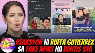 Reaksyon ni Ruffa Gutierrez sa Fake News na Buntis sya [upl. by Adlee]