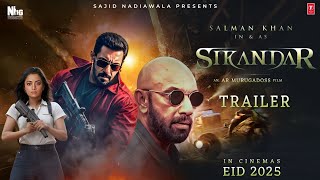 SIKANDAR  Trailer  Salman Khan  Rashmika Mandanna  Sathyaraj  AR Murugadoss  EID 2025 [upl. by Macpherson113]