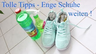 Magische Tipps um Enge Schuhe zu weiten   Magic Tips to Widen Tight Shoes [upl. by Malin]