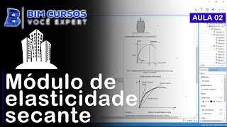 Aula 02  Módulo de elasticidade secante  Cálculo de edifícios do zero  BIM CURSOS [upl. by Elatnahs]