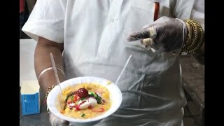 Viral gold man ka hygienic faluda  Sarafa bazar indor  Indian street food [upl. by Ecahc922]