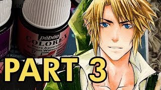 Drawing Link  The Legend of Zelda Part 3  Tunic Colorex [upl. by Nemrak182]