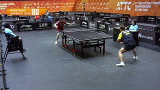 27th ASIAN TABLE TENNIS CHAMPIONSHIPS Mens Singles  R32 WONG Qi Shen MAS VS HARIMOTO Tomokazu JPN [upl. by Jarred]