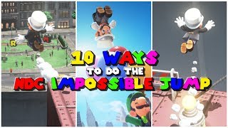 1st Anniversary Special  10 Ways To Do The NDC Impossible Jump  Super Mario Odyssey [upl. by Einnaj311]