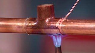 How weld a copper pipe [upl. by Nagol]