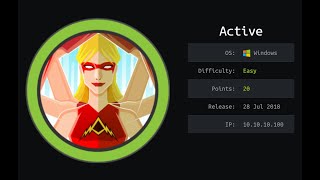 Експлойтимо SMB та використовуємо атаку Kerberoasting на Active Directory Active  HTB [upl. by Retsevlys793]