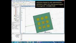 3 array HFSS ANTENNA DESIGN project [upl. by Darelle282]