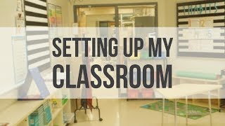 SETTING UP MY SECOND GRADE CLASSROOM  A TEACHERS LIFE FOR ME EP25 [upl. by Sone]