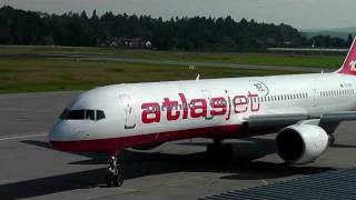 atlasjet 757200 at FDH HD [upl. by Akiram]